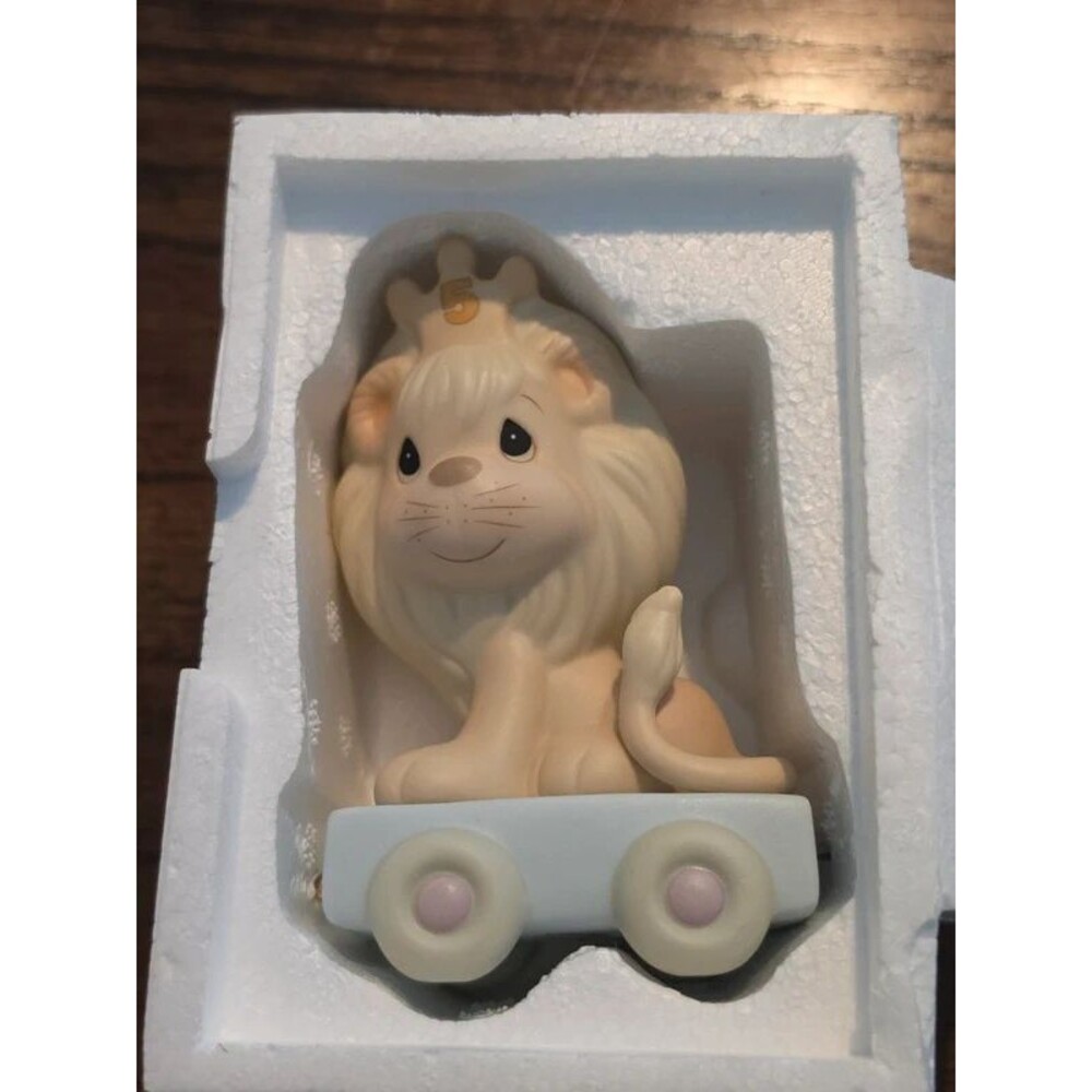 Precious Moments Birthday Train Lion Age 5 This Day Is Something to Roar About